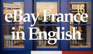 ebay francais|ebay france english version.